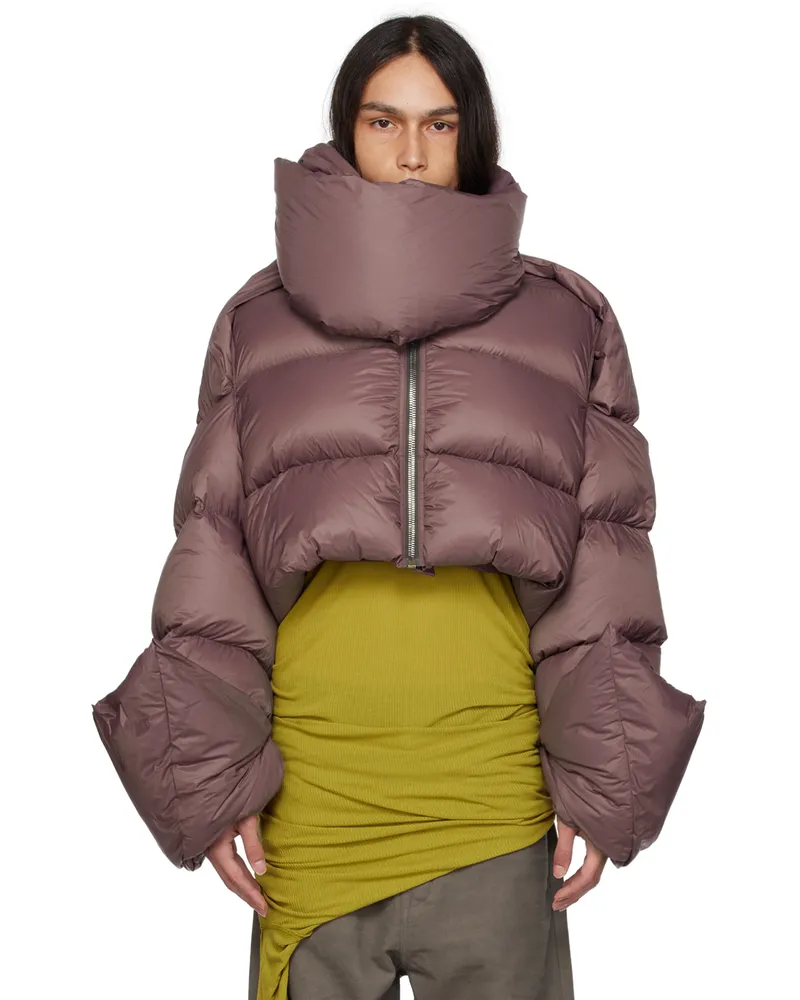 Rick Owens Purple Babel Mountain Down Jacket 33