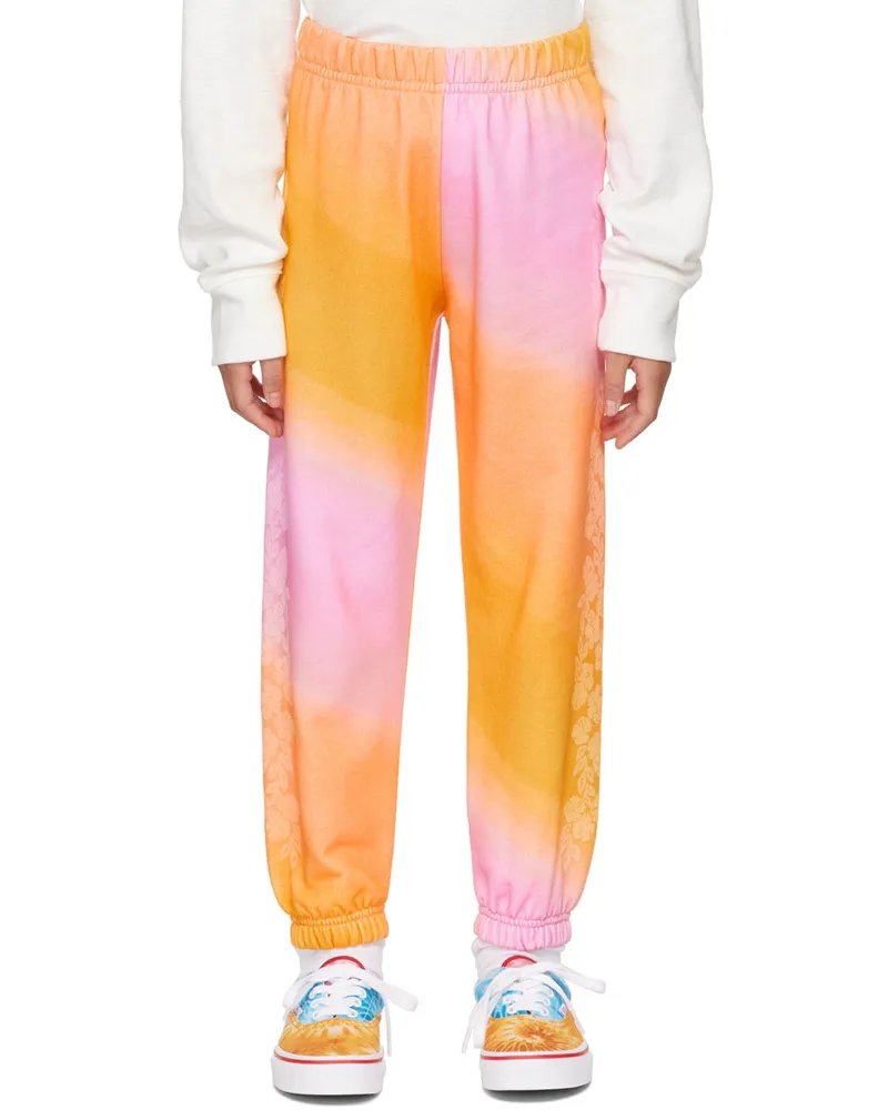 ERL Kids Yellow & Pink Gradient Pants Yellow