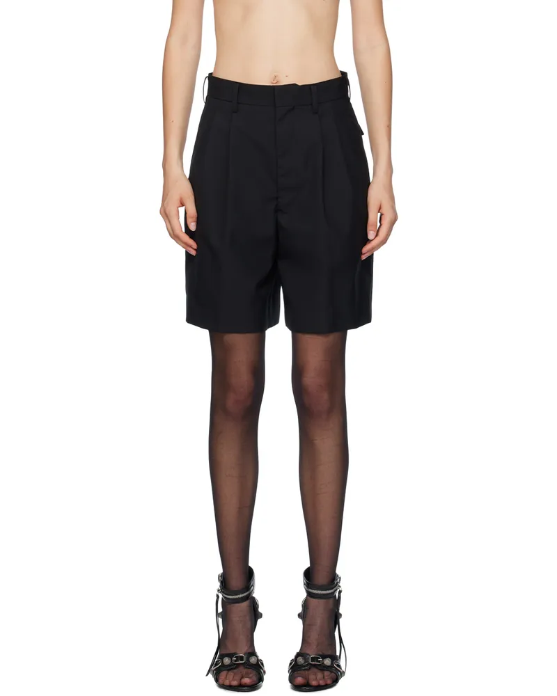 Junya Watanabe Black Four-Pocket Shorts 1