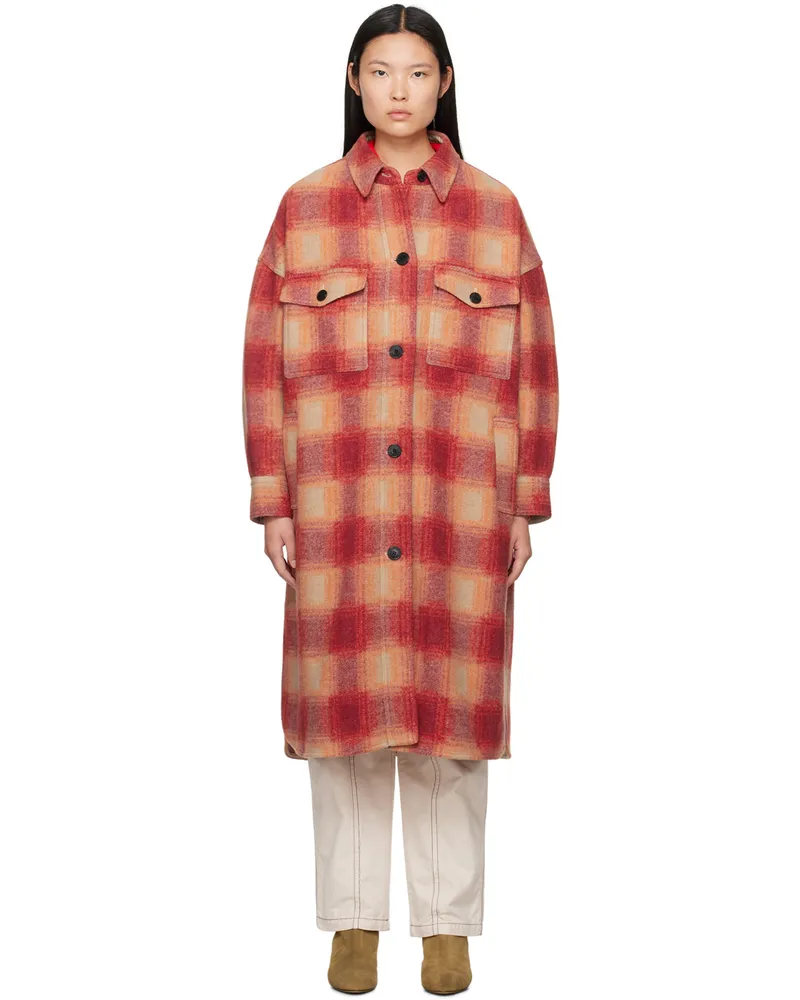 Étoile Isabel Marant Orange Fontizi Coat 11or
