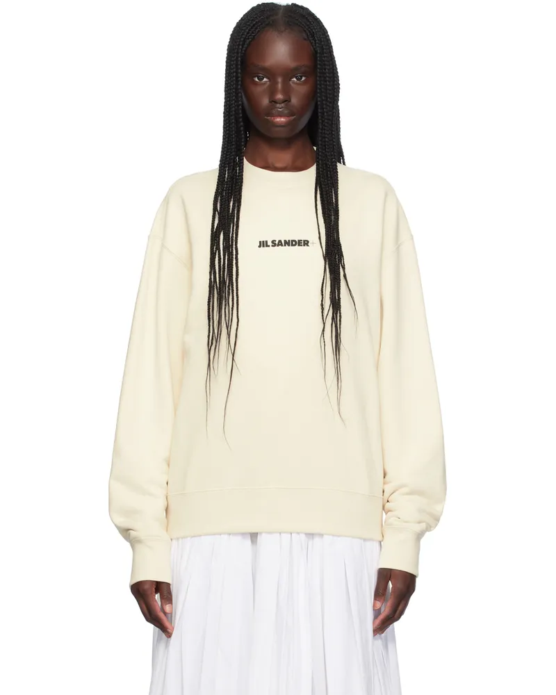 Jil Sander Off-White Printed Logo Sweatshirt 279