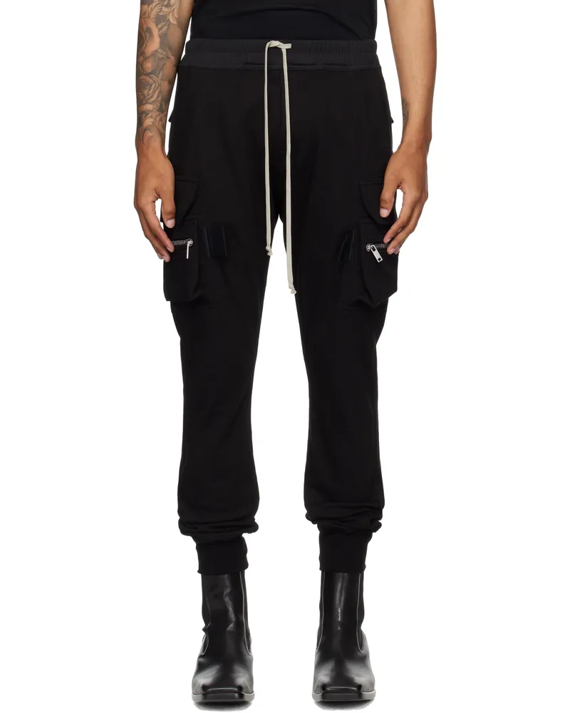 Rick Owens Black Concordians Mastodon Cargo Pants 09