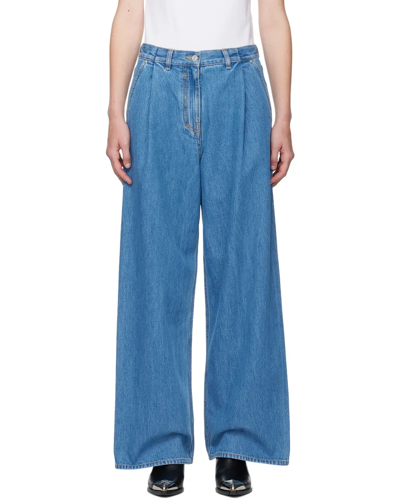 Givenchy Blue Oversized Jeans 402-deep