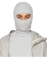 Boris Bidjan Saberi Gray Seamless Balaclava Light