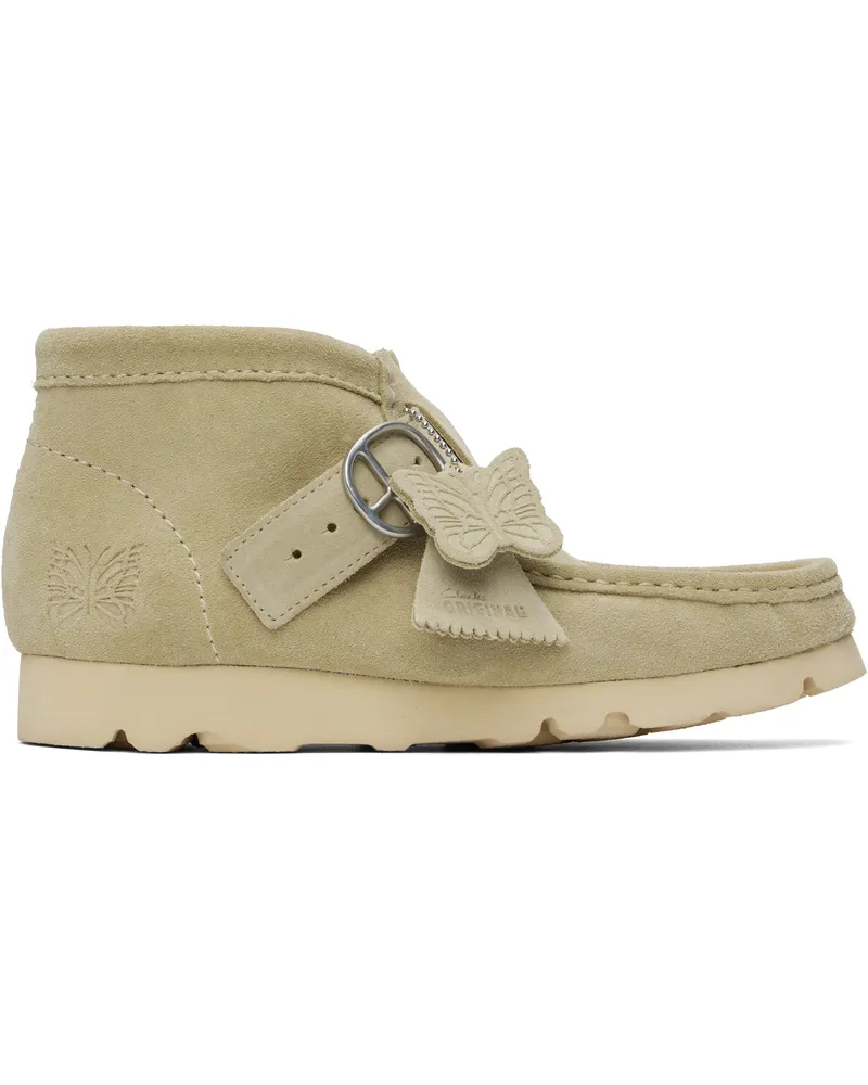 NEEDLES Beige Clarks Originals Edition Walla Strap Desert Boots Maple