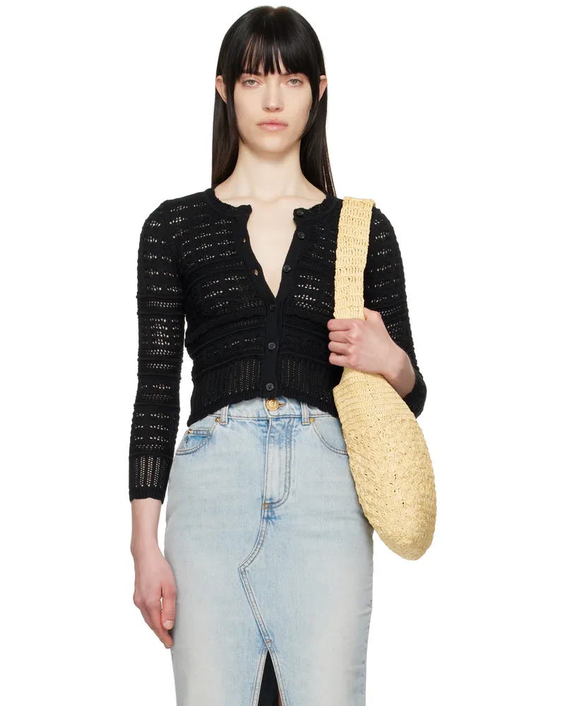 Étoile Isabel Marant Black Ajaline Cardigan Black