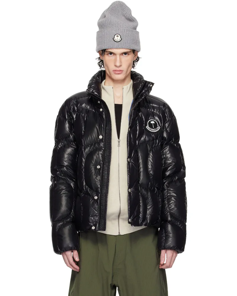 Moncler Moncler x Palm Angels Black Haunani Down Jacket 999-black