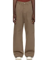 DRKSHDW by Rick Owens Gray Wide Cargo Pants Dust