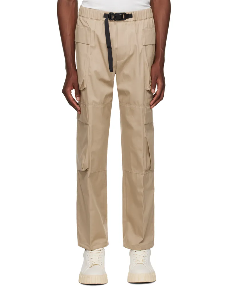 BONSAI Beige Double Cargo Pants Sand