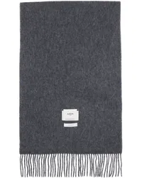 Adererror Gray Fairy Solid Muffler Scarf Grey