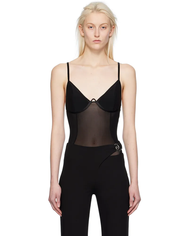 camilla and marc Black Leander Bodysuit Dblk