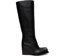 Black Adda Wedge Boots