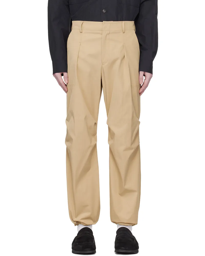LE 17 SEPTEMBRE Beige Drawstring Trousers Beige
