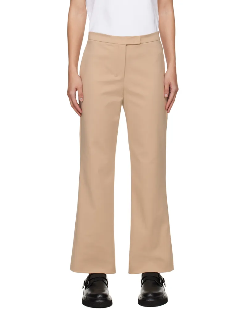 Max Mara Beige Conico Trousers 005