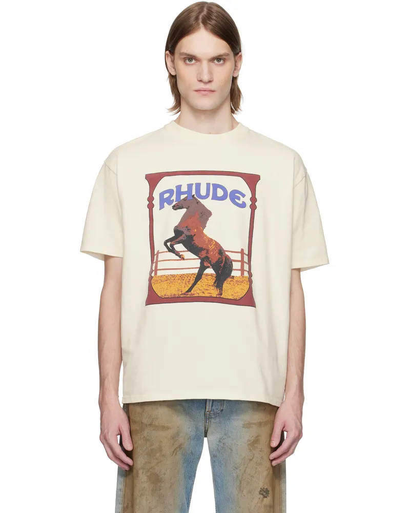 RHUDE Off-White 'Rhude' Cadre T-shirt Vtg