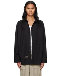 Spencer Badu Black Layered Shirt Black