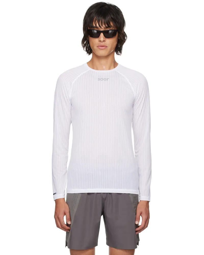 Soar Running White Race Base Layer T-shirt White