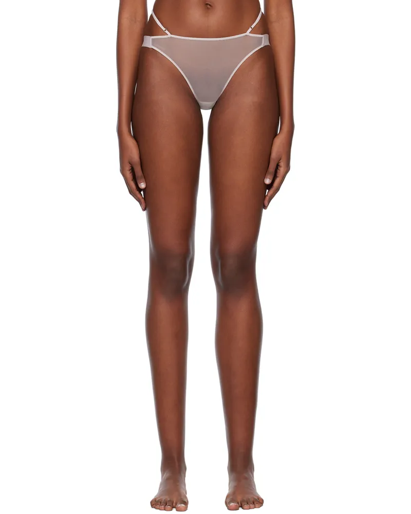 Nensi Dojaka SSENSE Exclusive Taupe Briefs 462