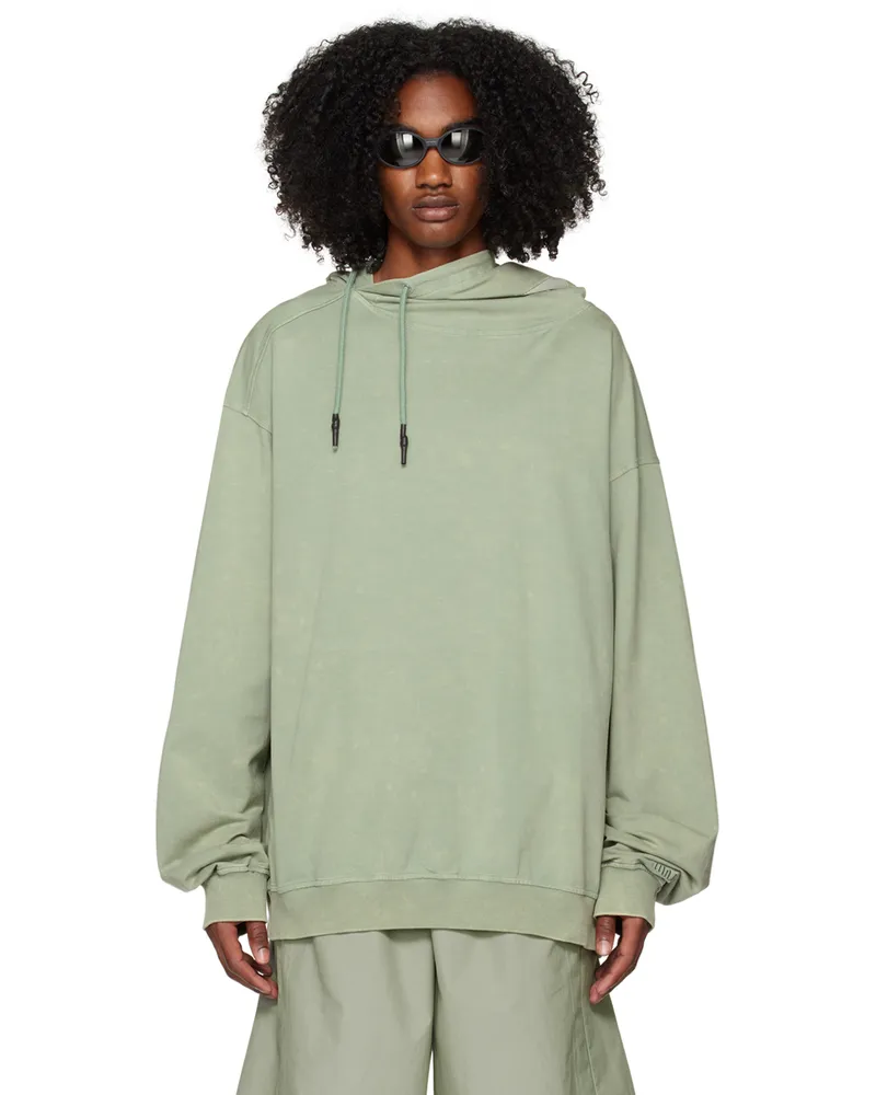 A. A. Spectrum Green Closed Circuit Hoodie Green