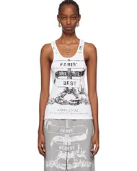 Y/PROJECT White 'Paris' Best' Tank Top Optic