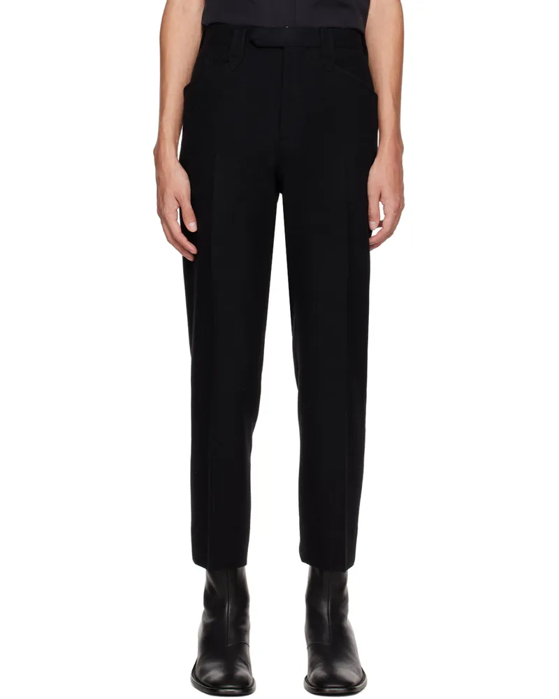 The Letters Black Western Trousers Black