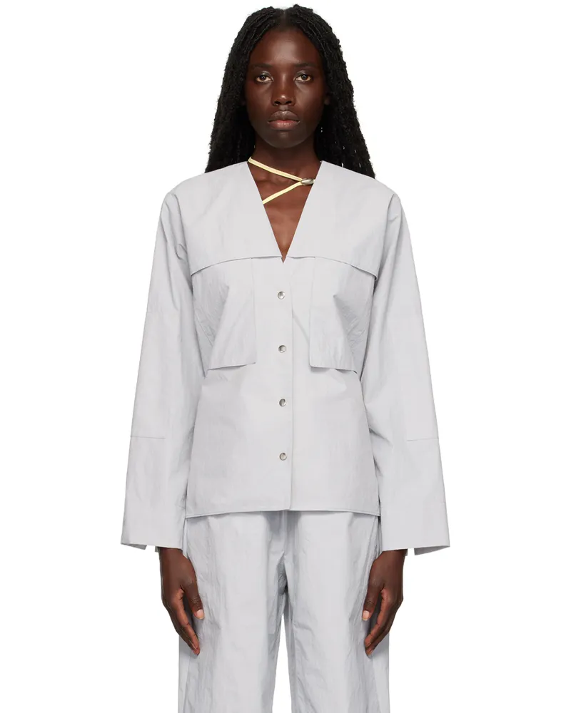 Paris Georgia Blue Field Jacket Subtle