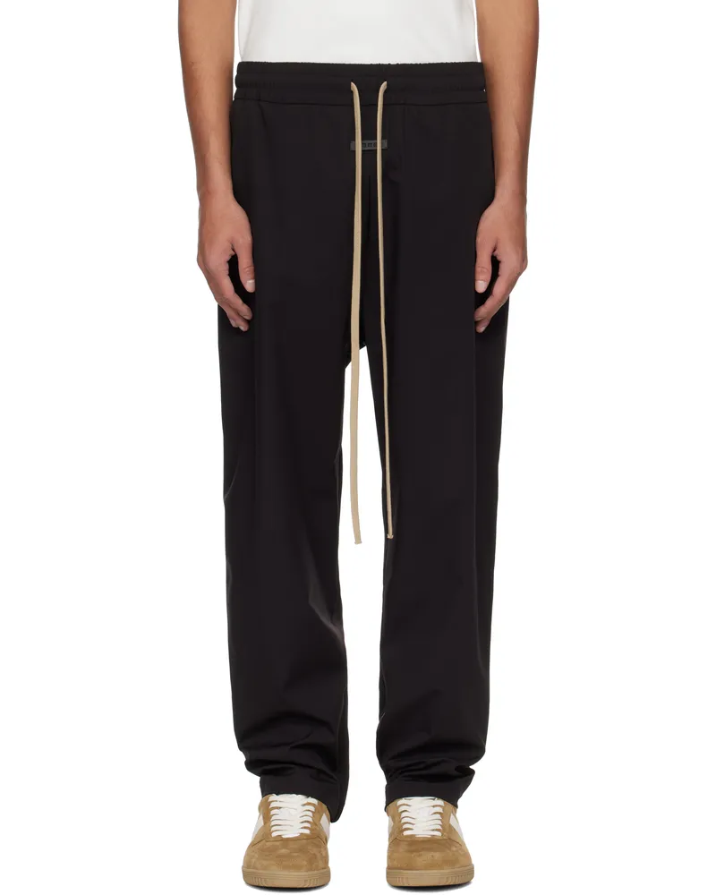 Fear of God Black Nylon Track Pants Black