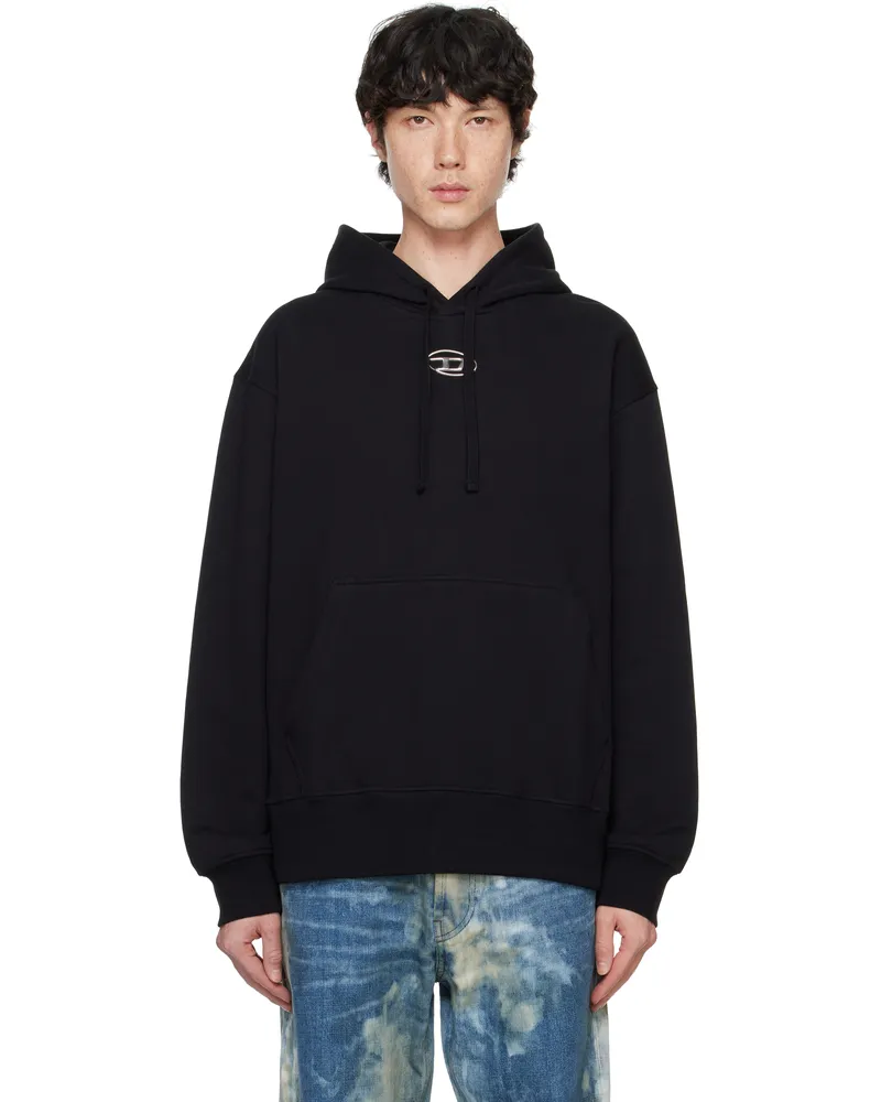 Diesel Black S-Macs-Hood-Od Hoodie 9xx