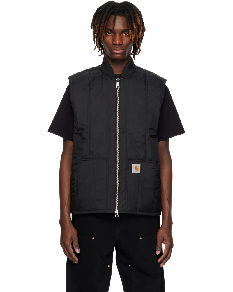 Carhartt WIP Black Lachlan Liner Vest 89xx