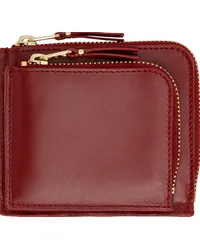 Comme des Garçons Red Outside Pocket Wallet Red