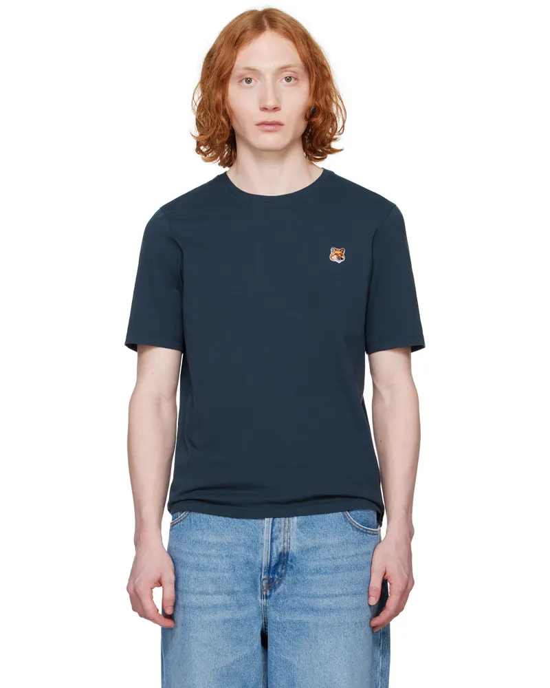 Kitsuné Navy Fox Head Patch Regular T-shirt P476