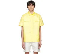 Yellow Press-Stud Shirt