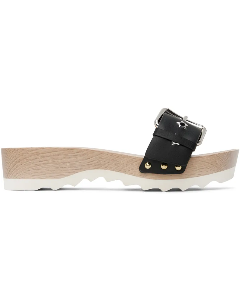 Stella McCartney Black Elyse Sandals 1000