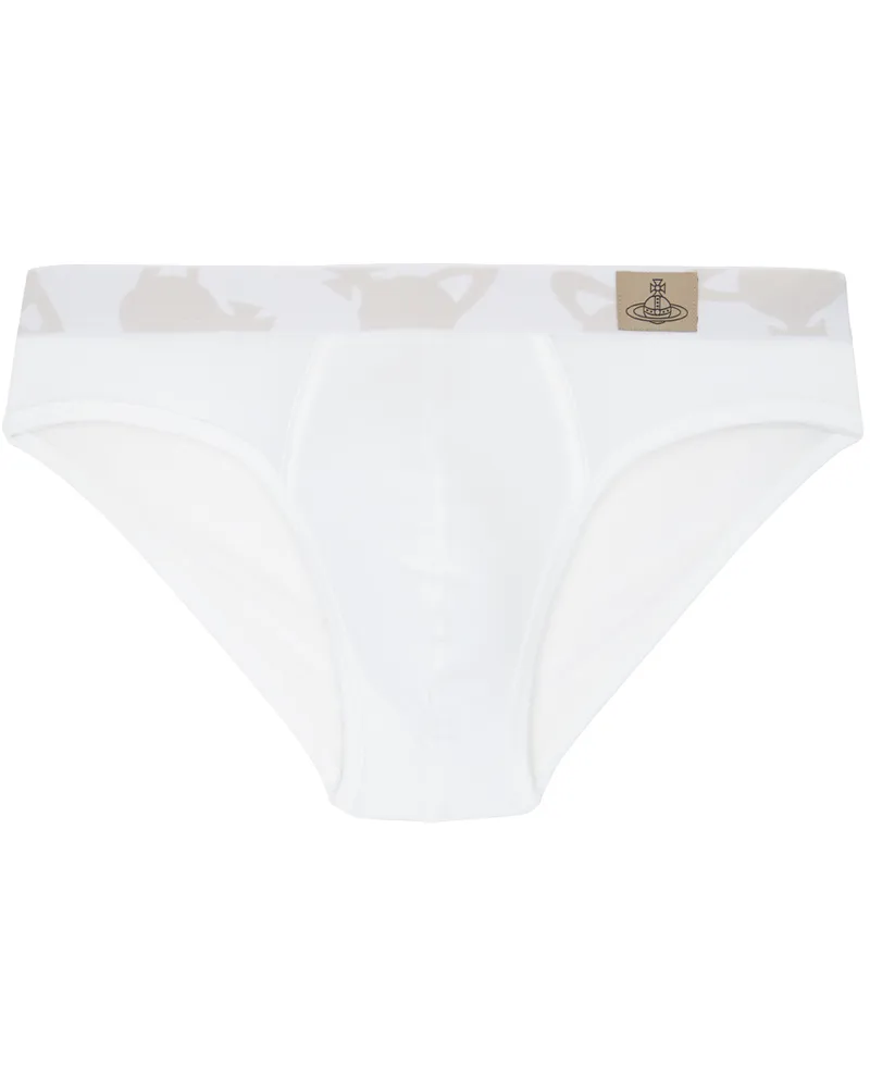 Vivienne Westwood White Patch Briefs White