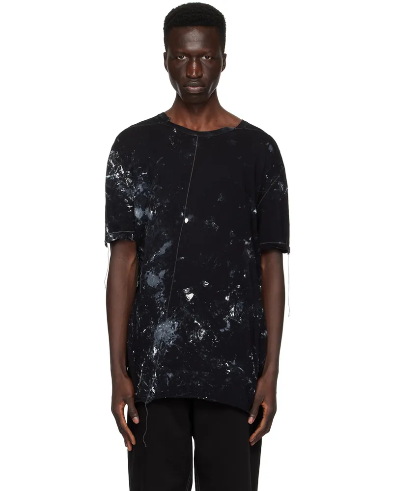 NICOLAS ANDREAS TARALIS Black Graphic T-Shirt 0