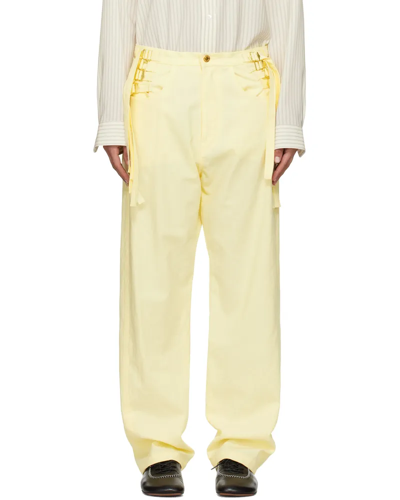 Undercover Yellow UC1E1504 Trousers L.yellow