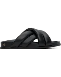 Anine Bing Black Lizzie Slides Black