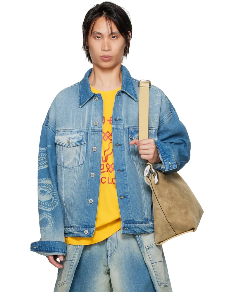 LU'U DAN Blue CLOT Edition Denim Jacket Light