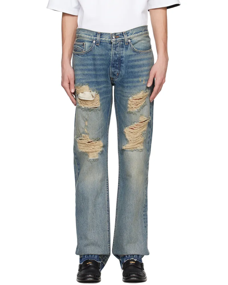 RHUDE Indigo Beach Bum Jeans Dark