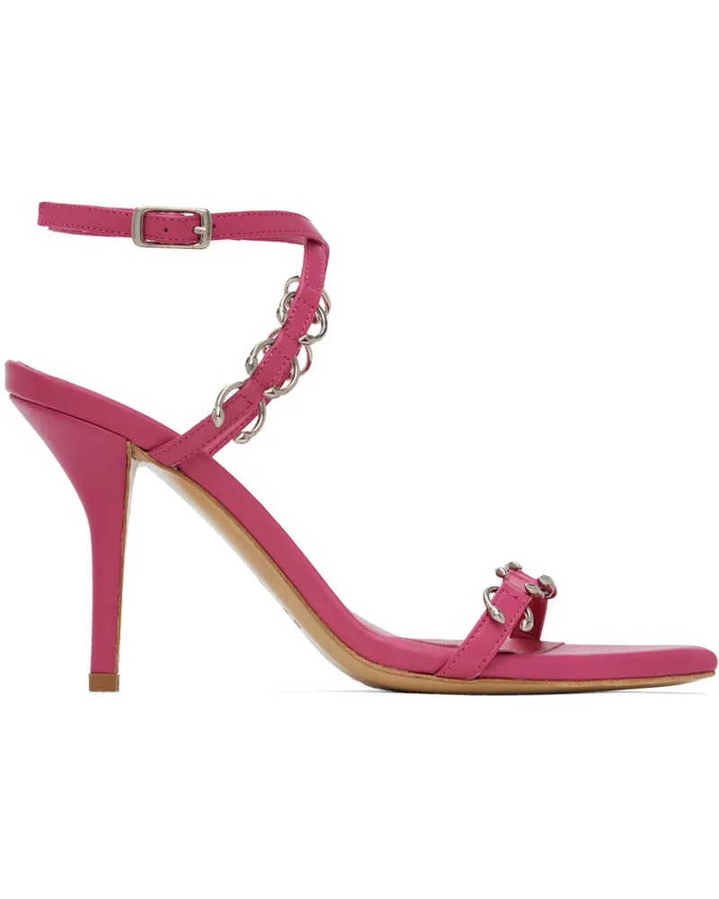 Miaou Pink GIABORGHINI Edition Reno Heeled Sandals 2525