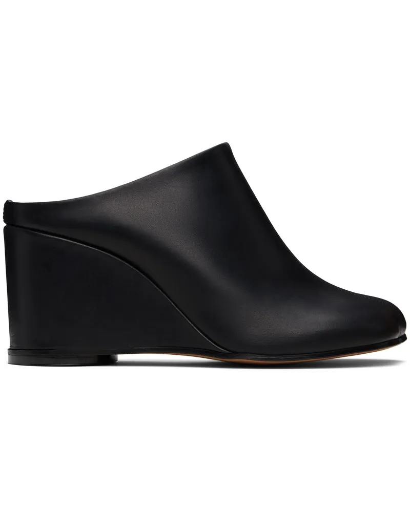Maison Margiela Black Anatomic Slipper Mules T8013