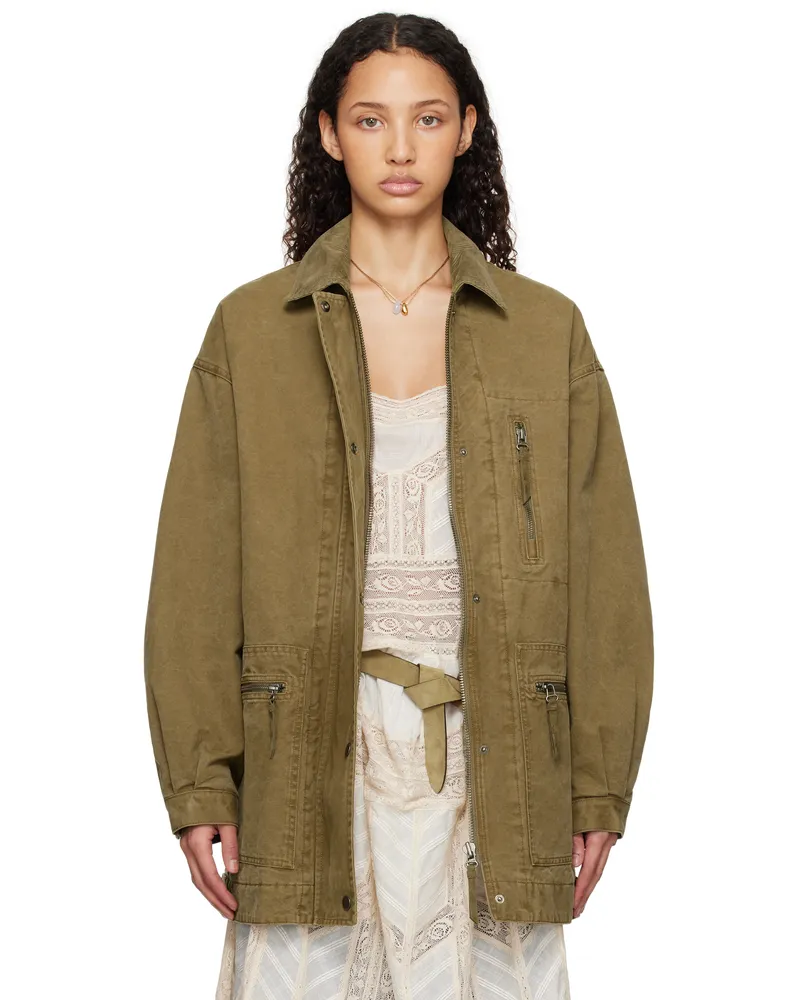 Étoile Isabel Marant Tan Kimelia Jacket Light