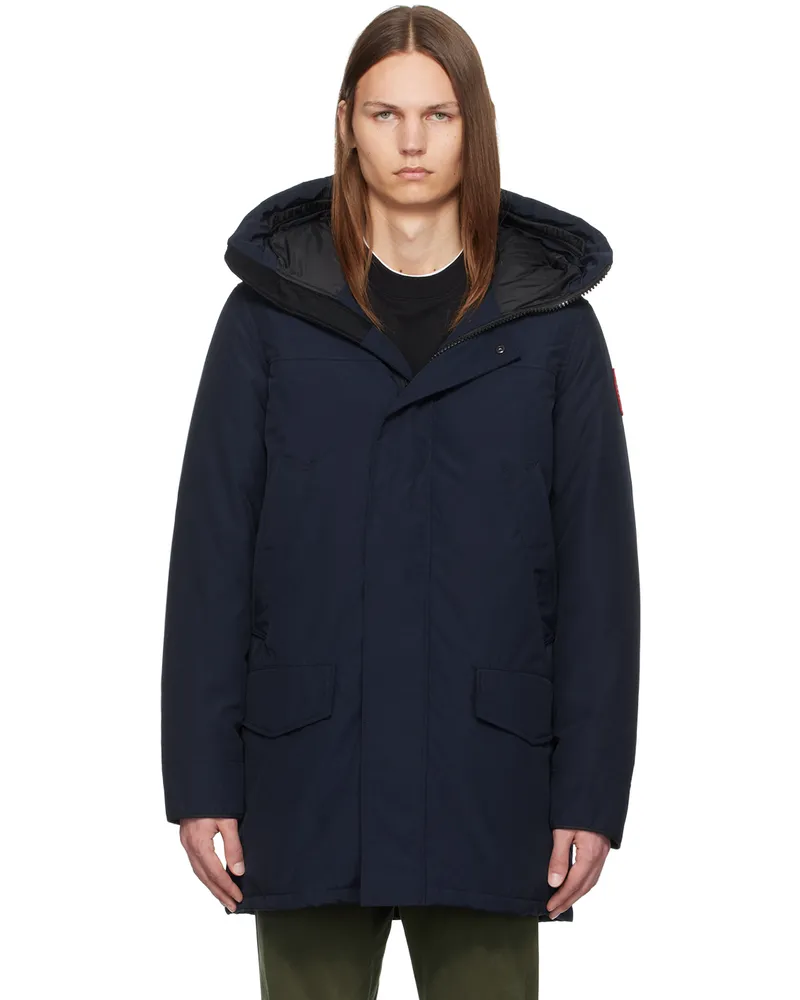 Canada Goose Navy Langford Down Parka Atlantic