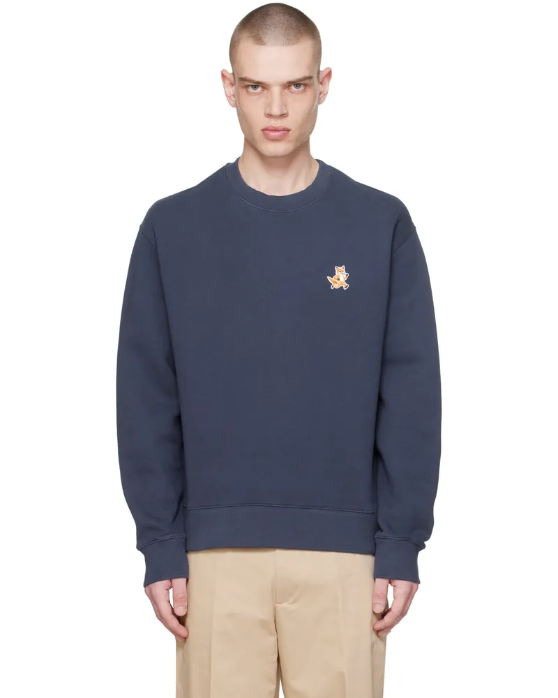 Kitsuné Navy Speedy Fox Sweatshirt P476