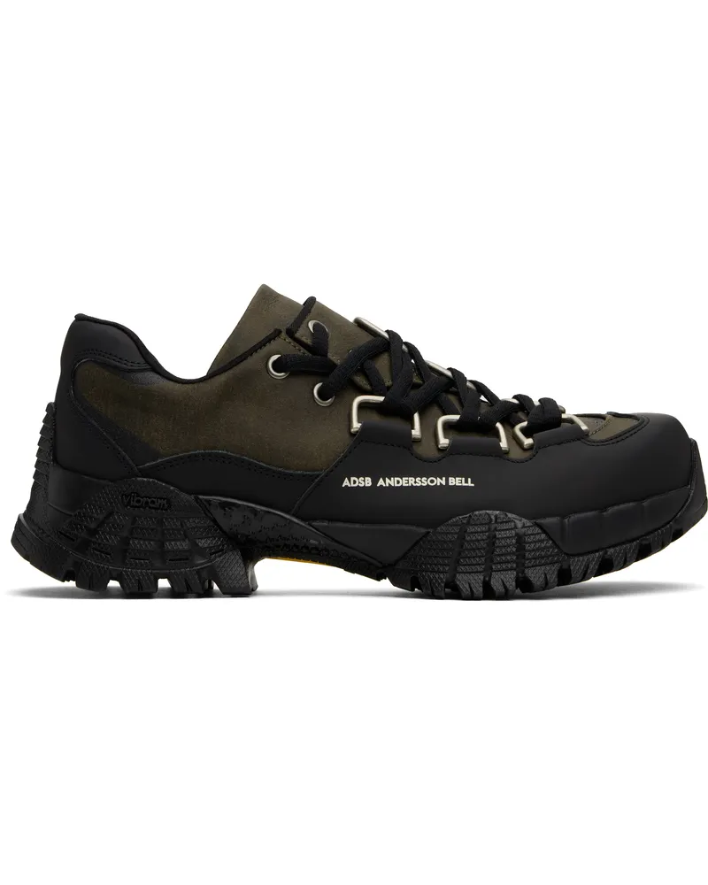 Andersson Bell Black & Brown Trainer Diagonale Sneakers Brown