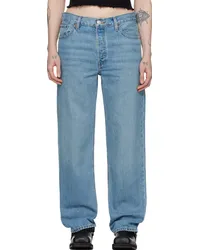 RE/DONE Blue Loose Longish Jeans Wasted