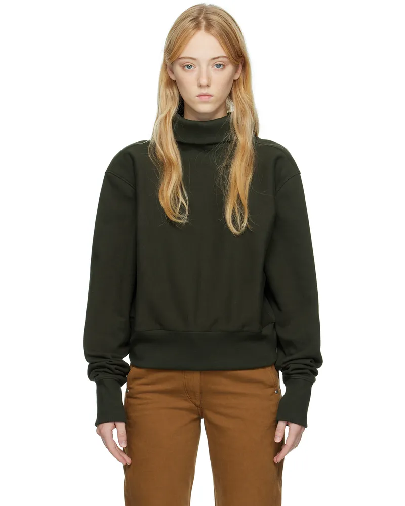 QUIRA SSENSE Exclusive Khaki Rib Turtleneck Beluga