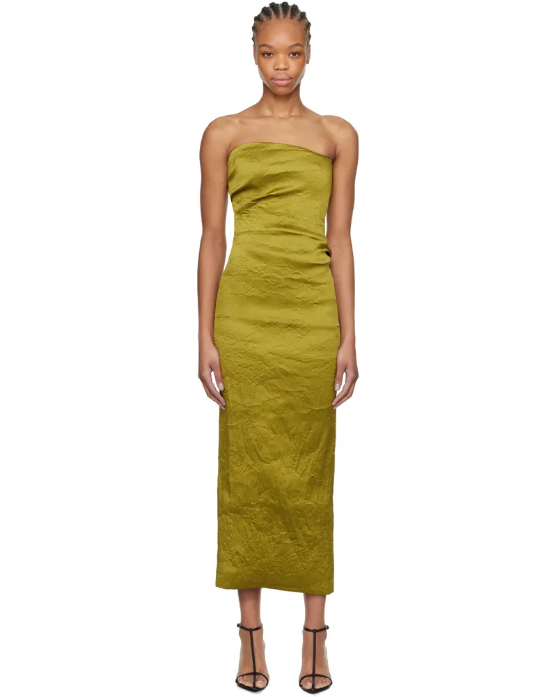 TOVE Gold Kezia Midi Dress Gold