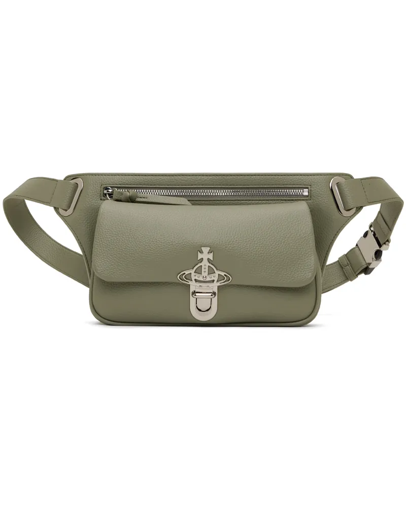 Vivienne Westwood Green Beau Pouch Green