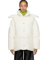 Bottega Veneta Off-White Puffer Down Jacket Chalk